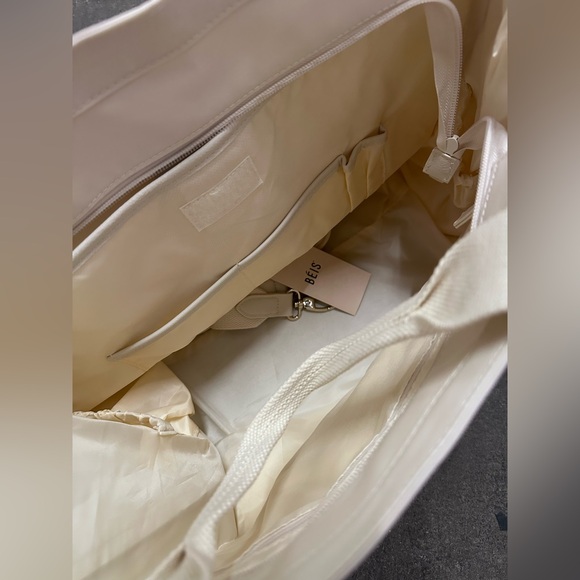 BEIS The East To West Tote Bag Beige - Picture 12 of 14